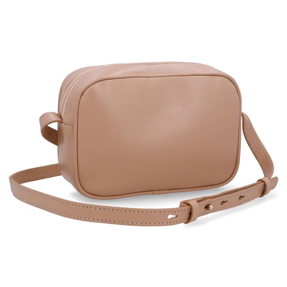 Bolsa Tiracolo Couro Nude Recorte Nude 2