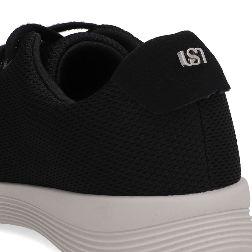 Tênis Tecido Preto Básico Preto 4