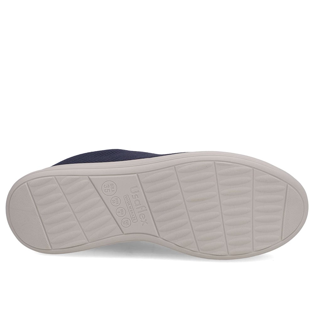 Tênis Tecido Azul Básico Azul Marinho 5