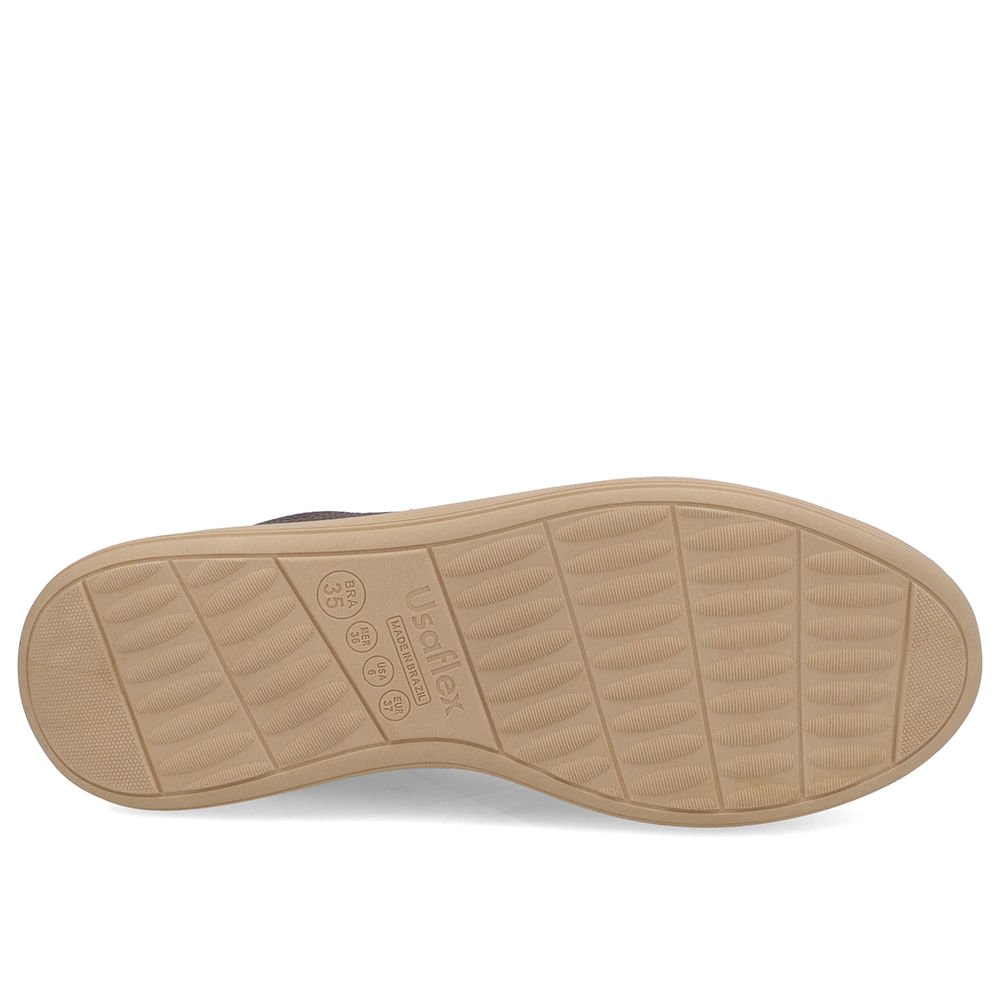 Tênis Couro Marrom Básico Cadarço Marrom 5