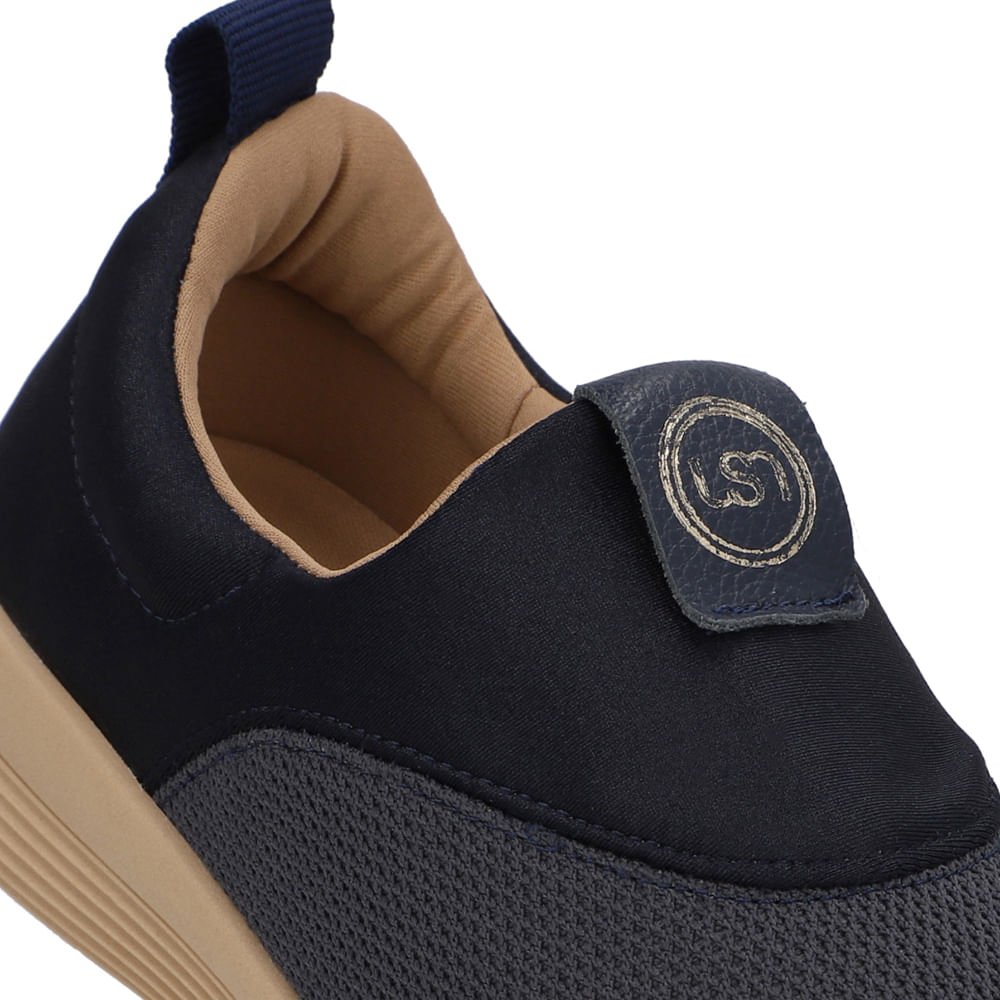 Tênis Tecido Azul Azul Marinho 4