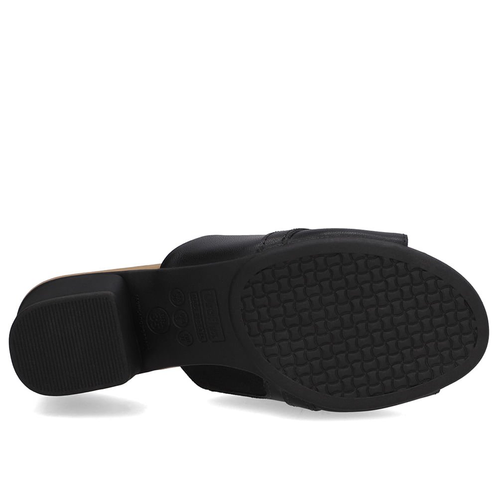 Tamanco Bico Redondo Preto Preto 5