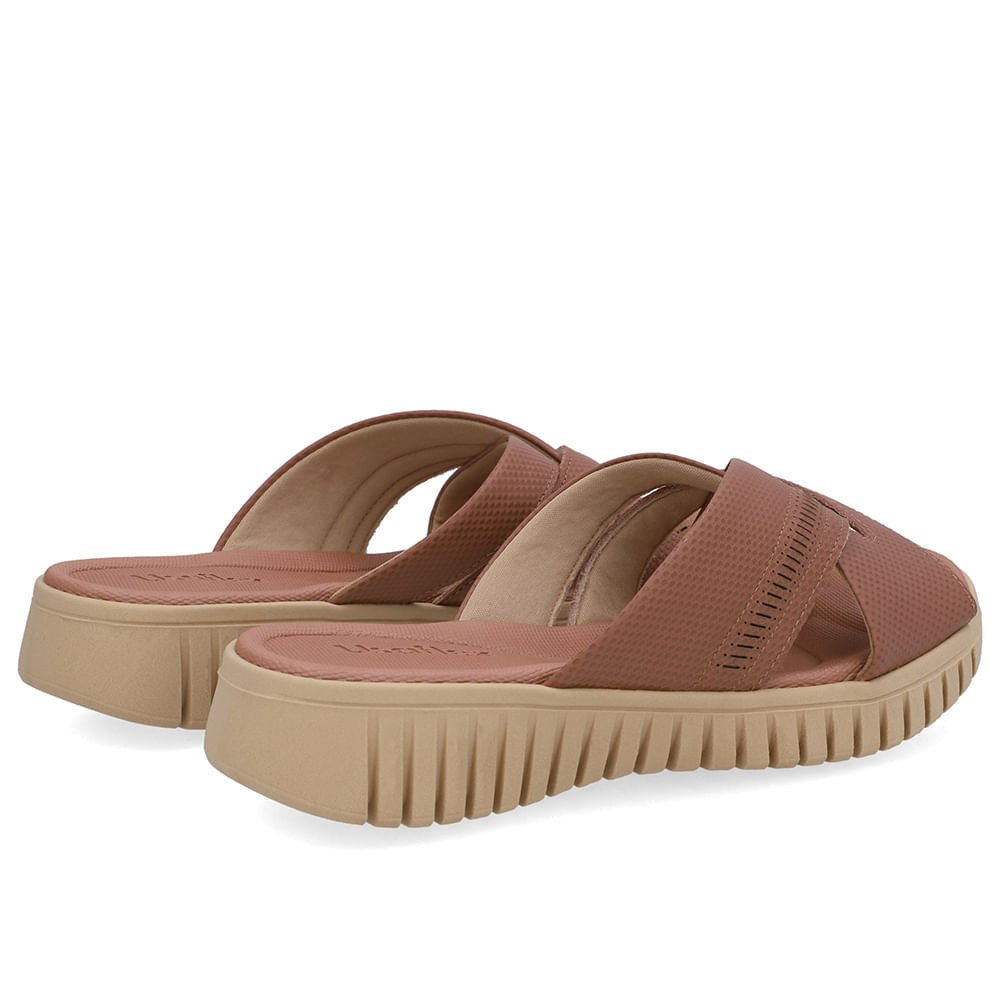 Tamanco Plataforma Couro Rosa Laser Rosa 3