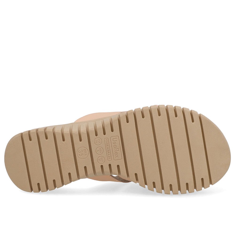 Tamanco Plataforma Couro Laranja Laser Pêssego 5