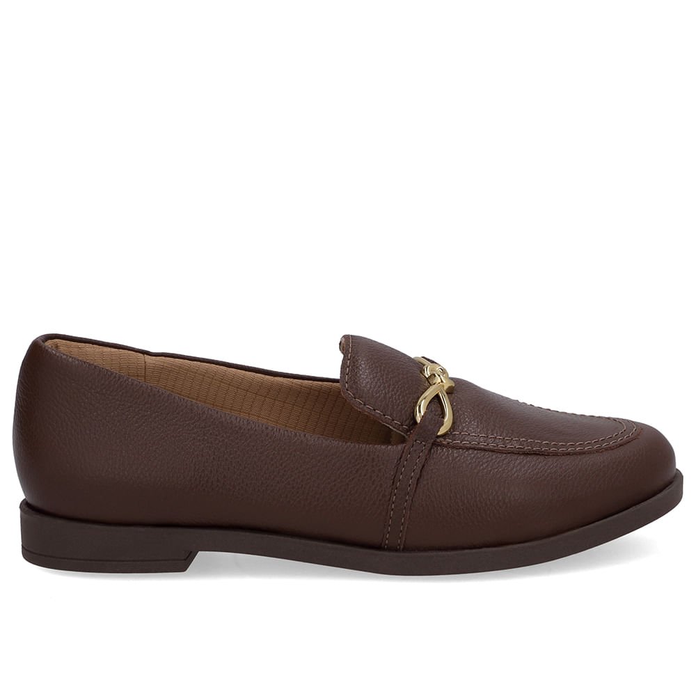 Loafer Couro Marrom Bridão