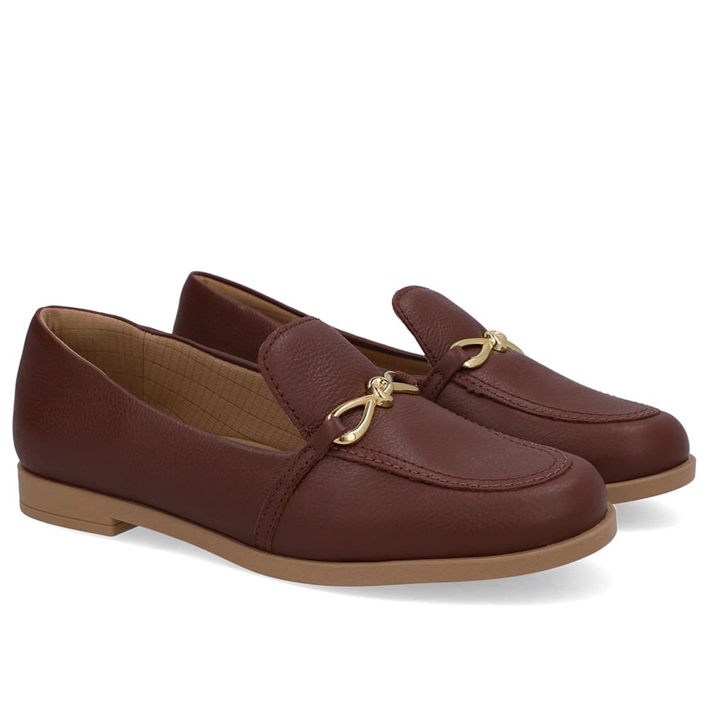 Loafer Couro Vermelho Bridão Vermelho 2