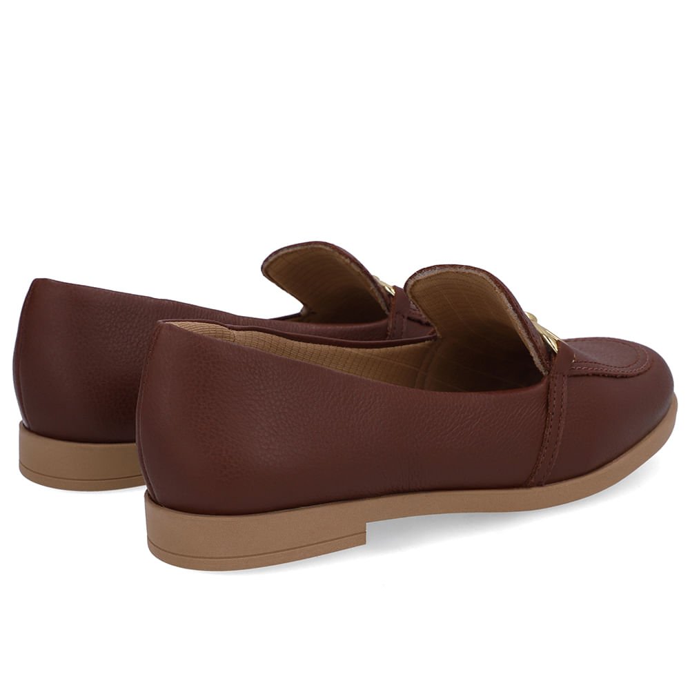 Loafer Couro Vermelho Bridão Vermelho 3