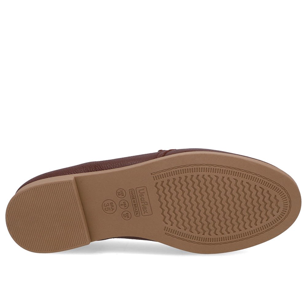 Loafer Couro Vermelho Bridão Vermelho 5