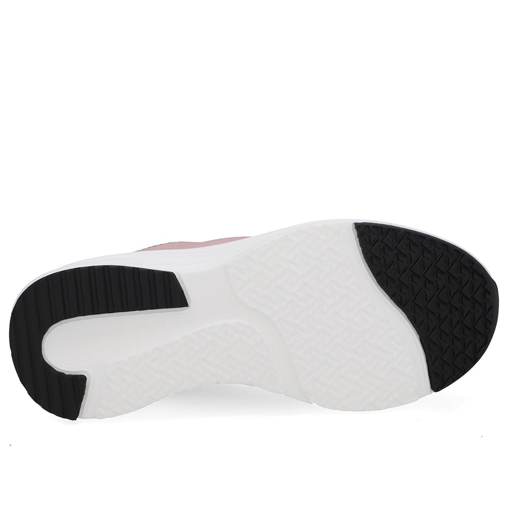 Tênis Rosa Claro Branco Cadarço Rosa 5