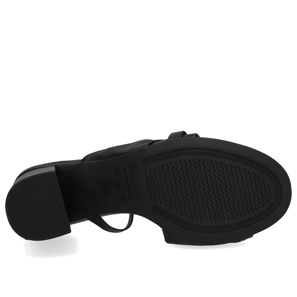 Tamanco Preto Couro Torcido Preto 5