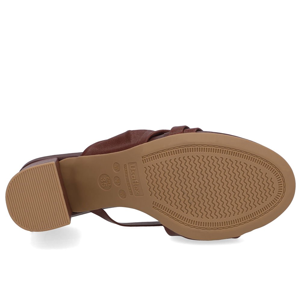 Tamanco Vermelho Couro Torcido Vinho 5