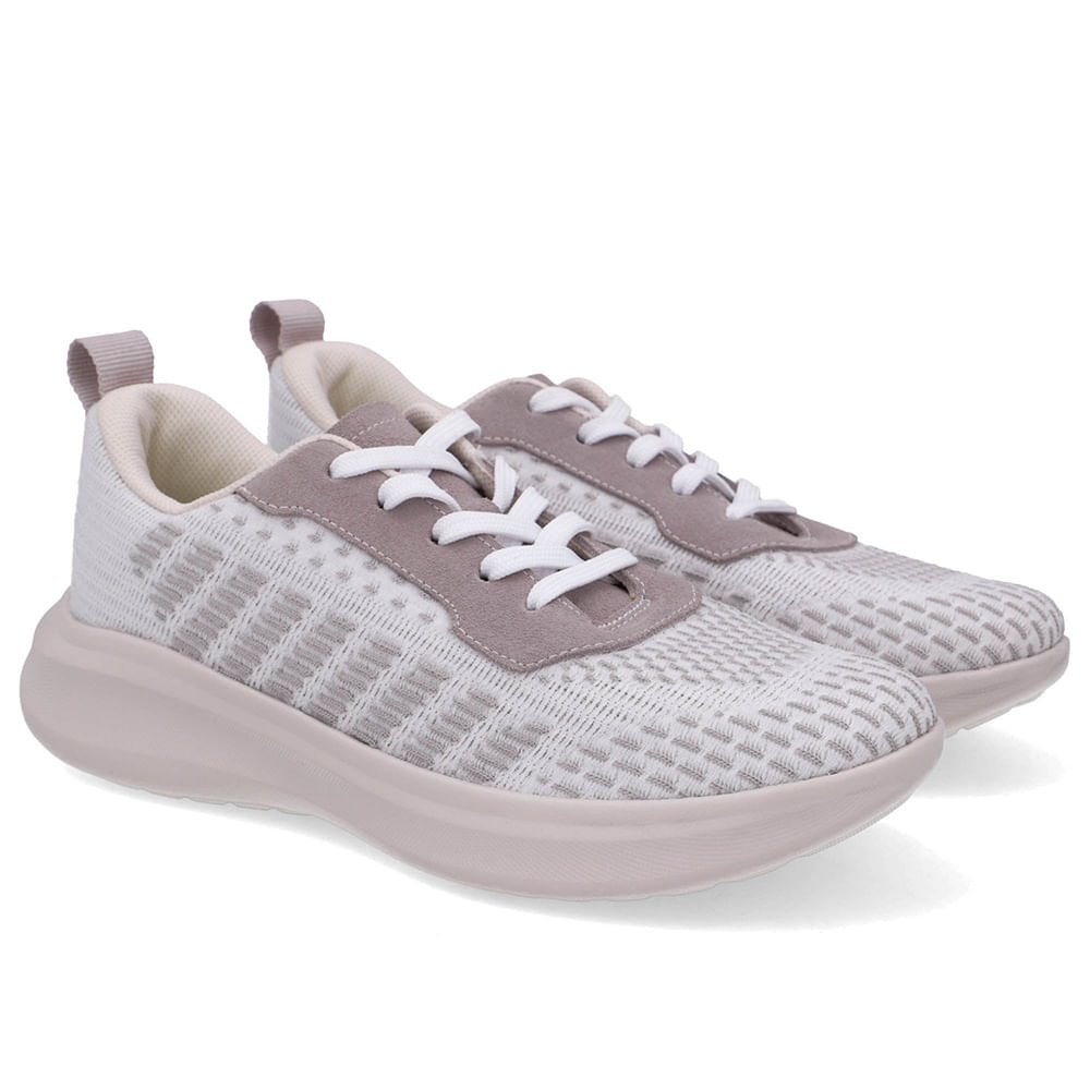 Tênis Tricot Cinza Cinza 2