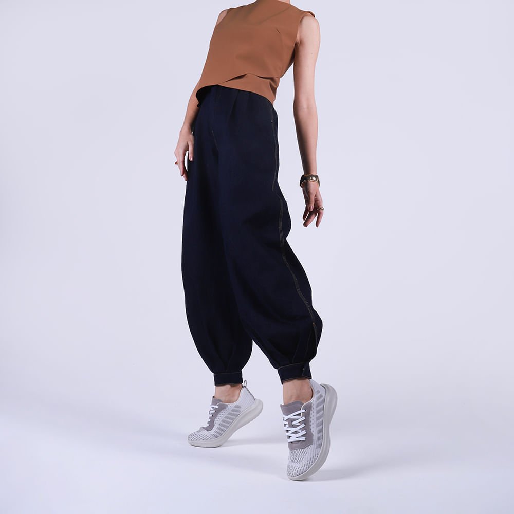 Tênis Tricot Cinza Cinza 4