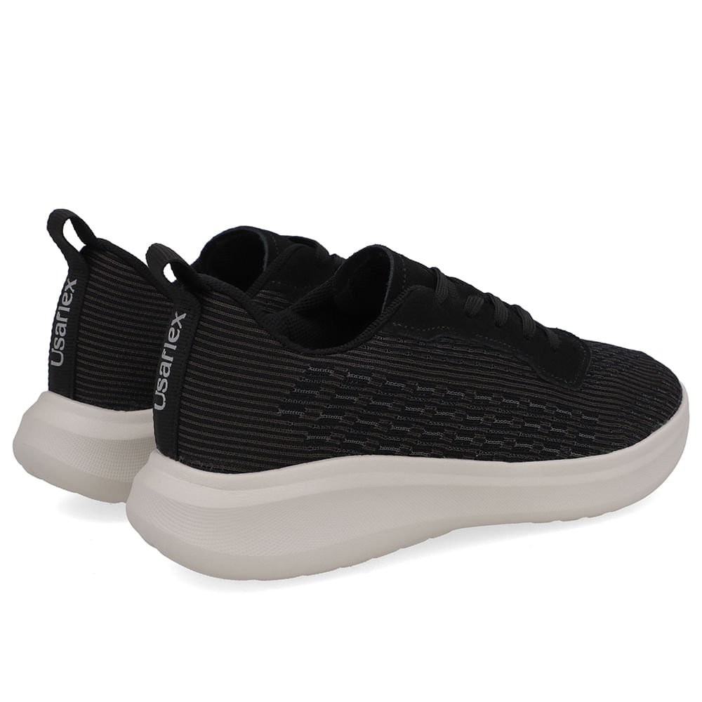 Tênis Tricot Preto Preto 3