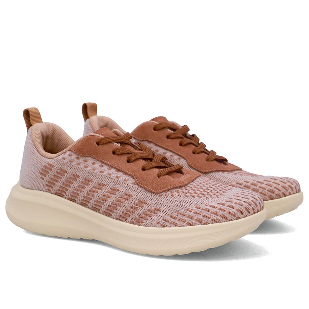 Tênis Tricot Marrom Marrom 2