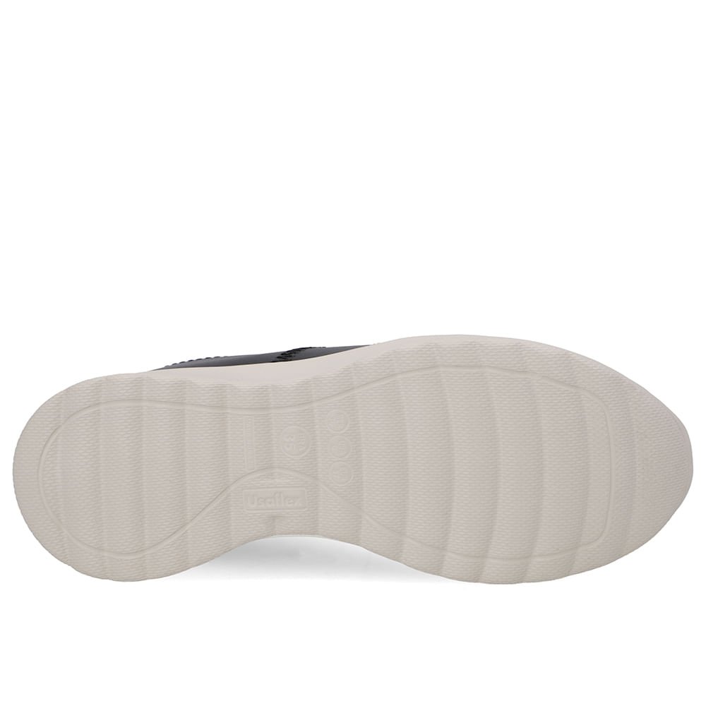 Tênis Couro Preto Costura Preto 5