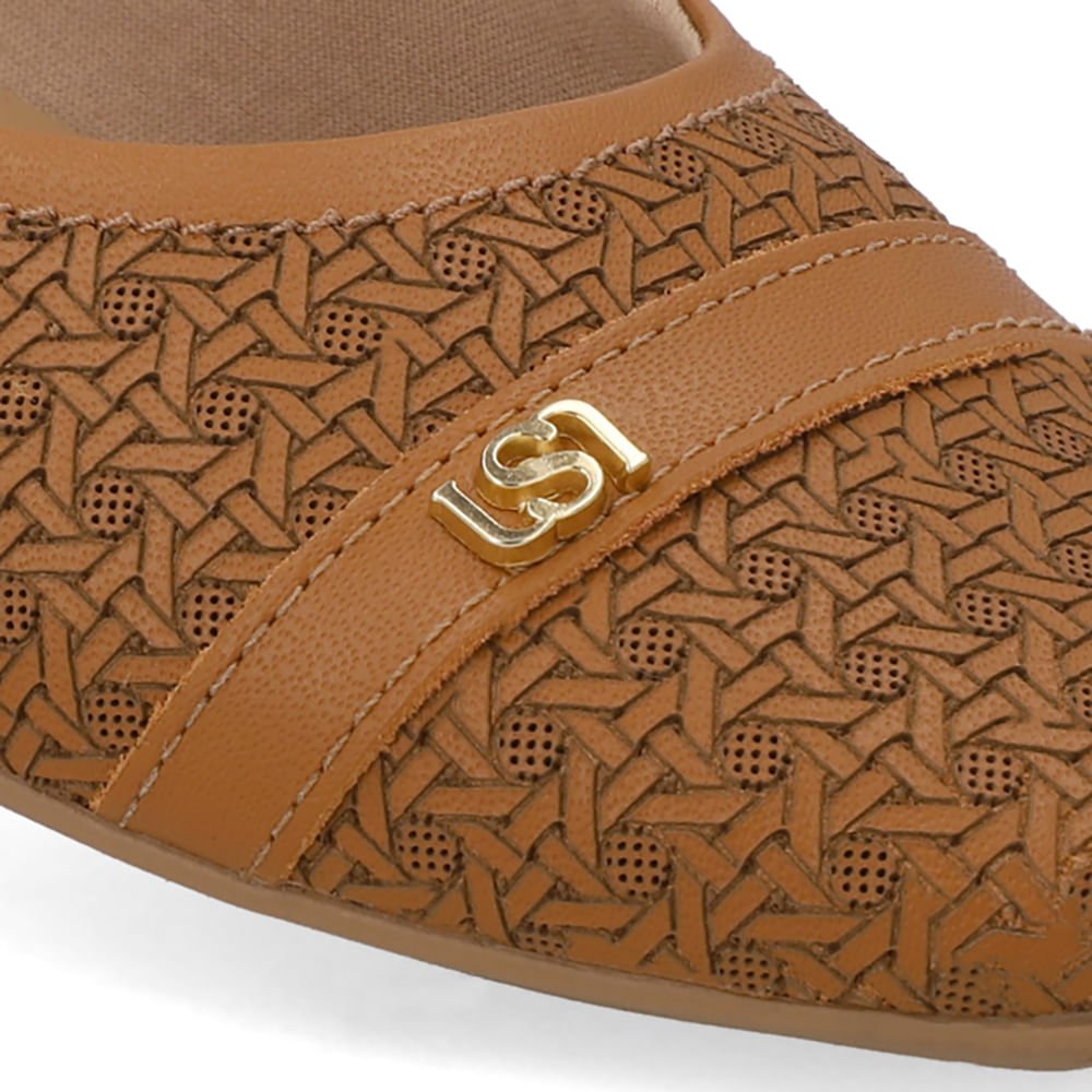 Sapatilha Marrom Couro Laser Marrom 4