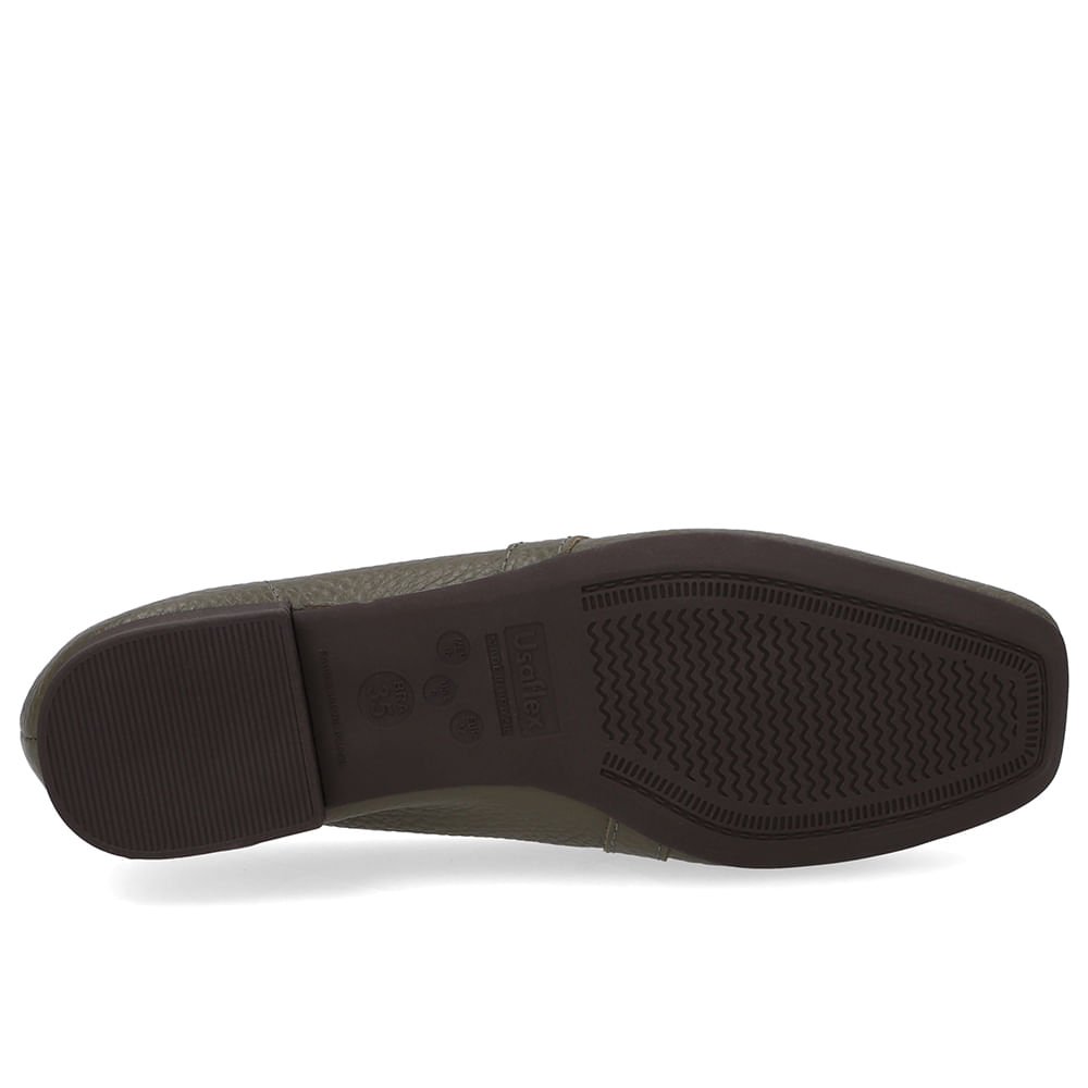 Loafer Couro Verde Enfeite Verde 5