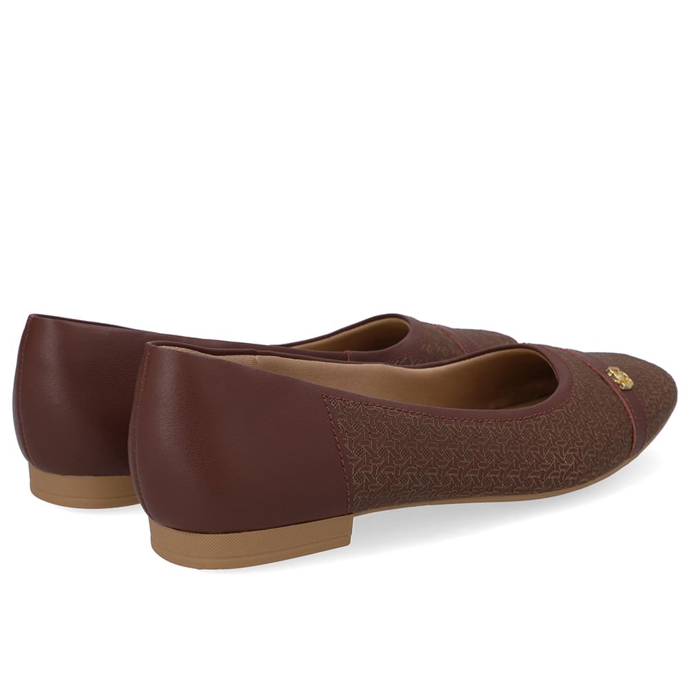 Sapatilha Vermelha Couro Laser Vinho 3