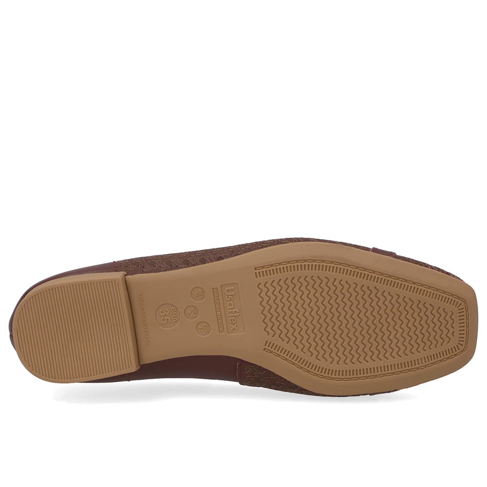 Sapatilha Vermelha Couro Laser Vinho 5