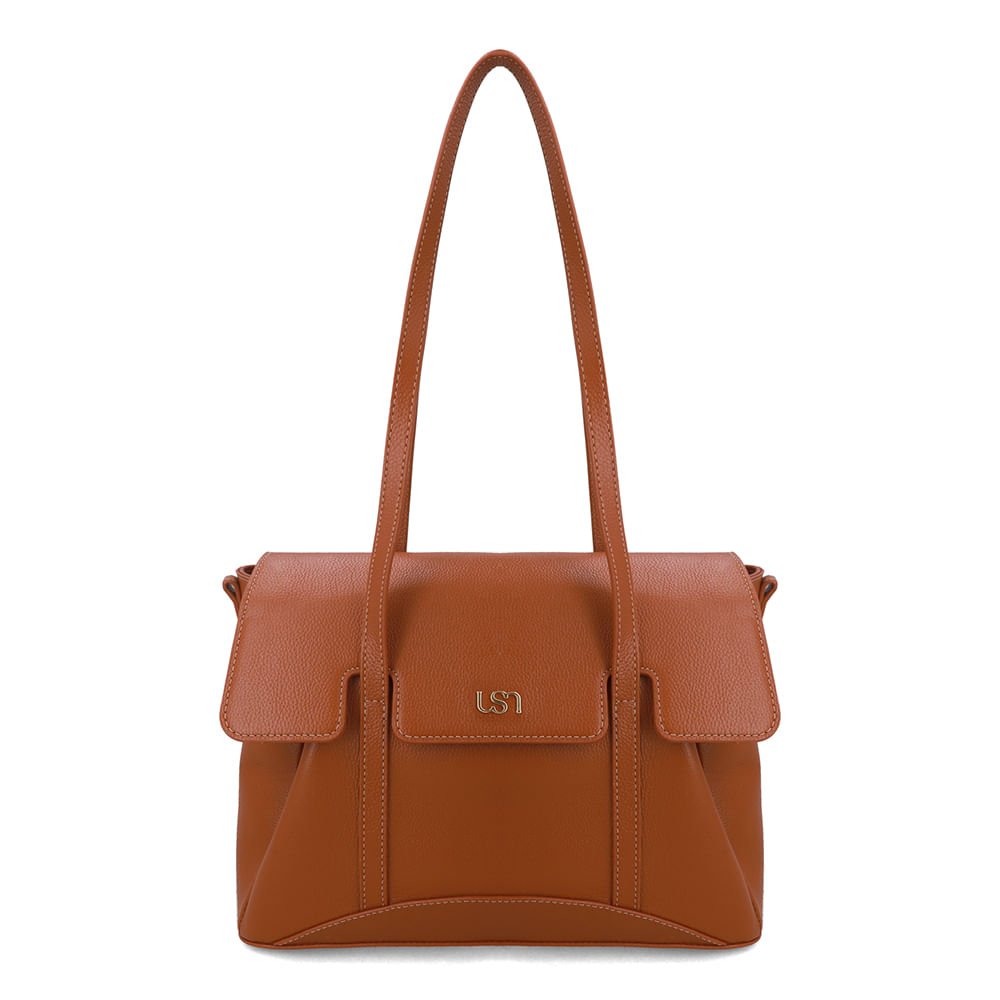 Bolsa Shopper Couro Marrom