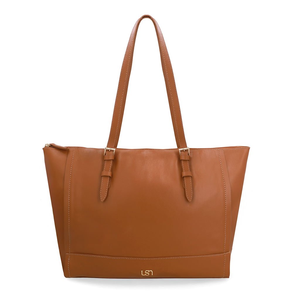 Bolsa Shopper Couro Marrom