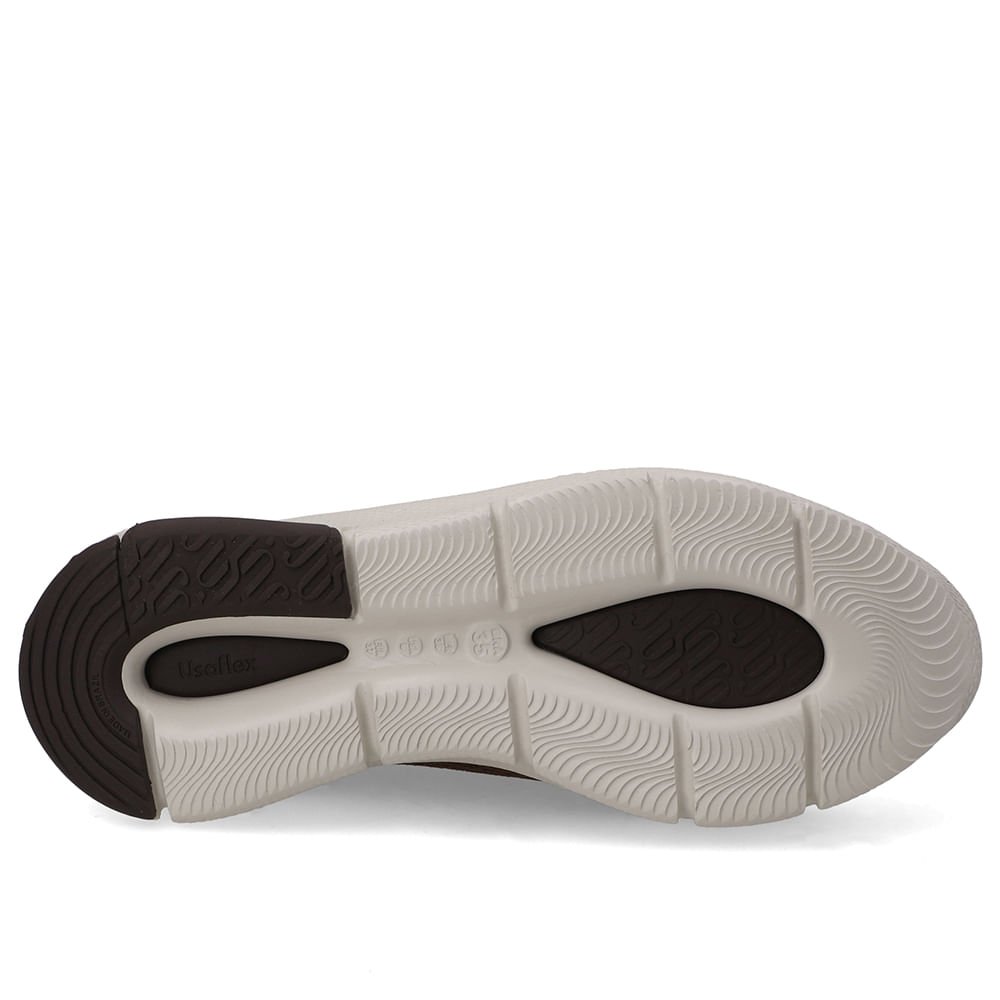 Tênis Tricot Marrom Cadarço Elástico Marrom 5