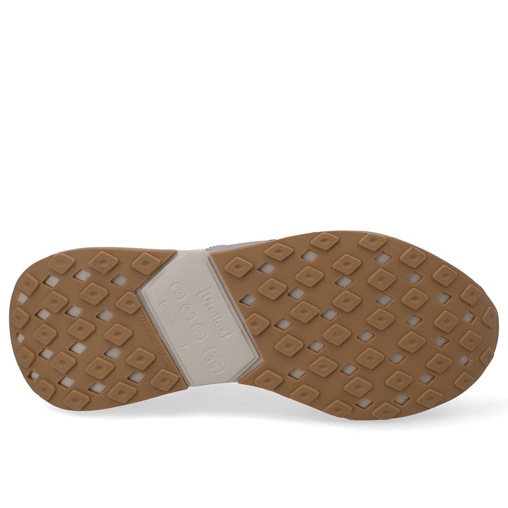 Tênis Couro Branco Gelo Casual Branco 5