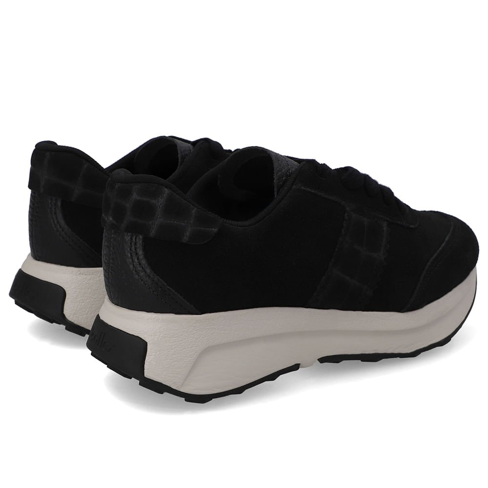 Tênis Couro Preto Casual Preto 3