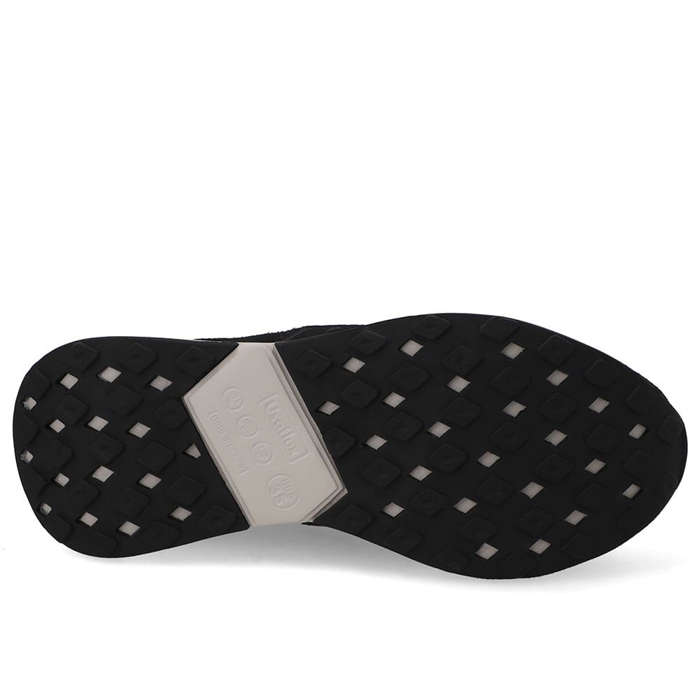 Tênis Couro Preto Casual Preto 5