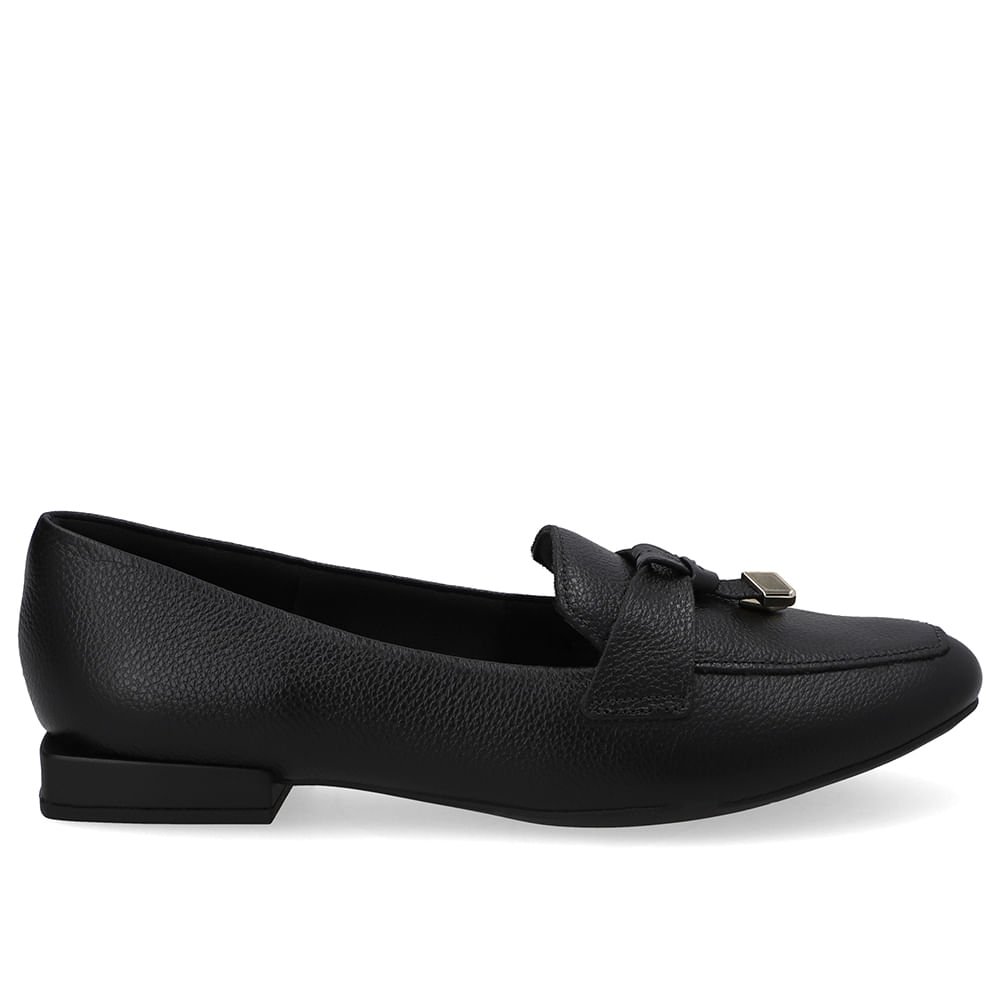 Loafer Preto Couro Top