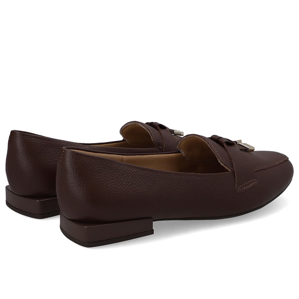 Loafer Marrom Couro Top Marrom 3