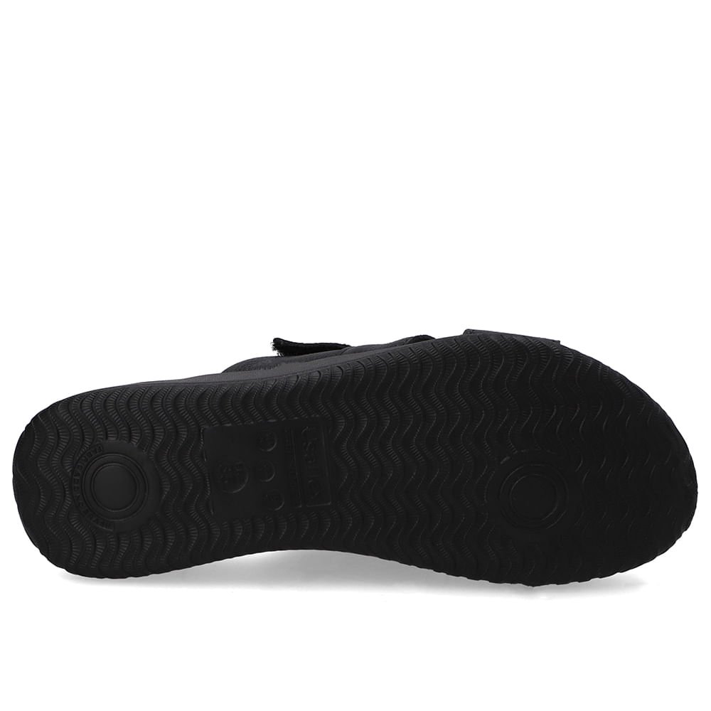 Tamanco Couro Preto Fecho-Flex Preto 5
