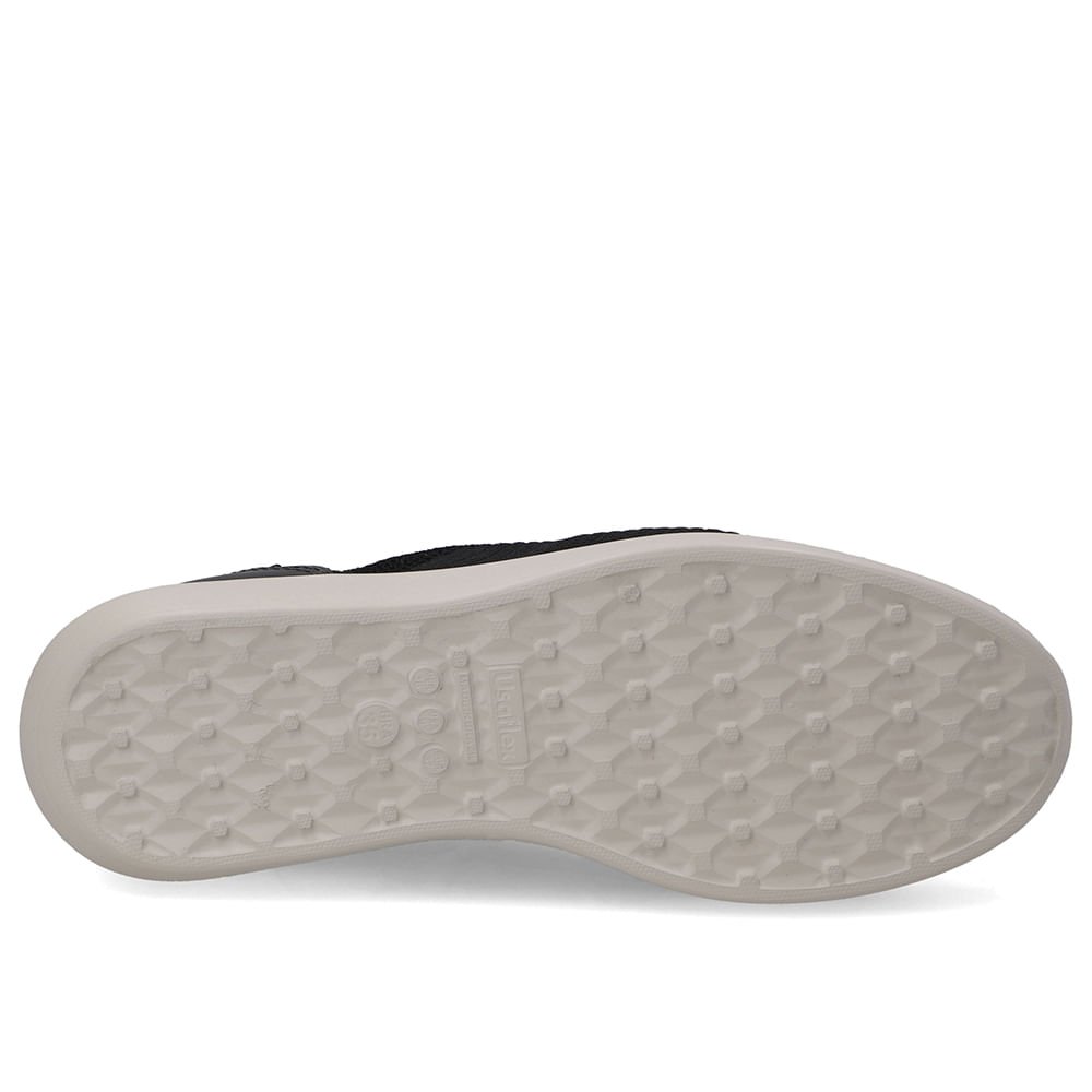Tênis Slip On Tricot Preto Preto 5