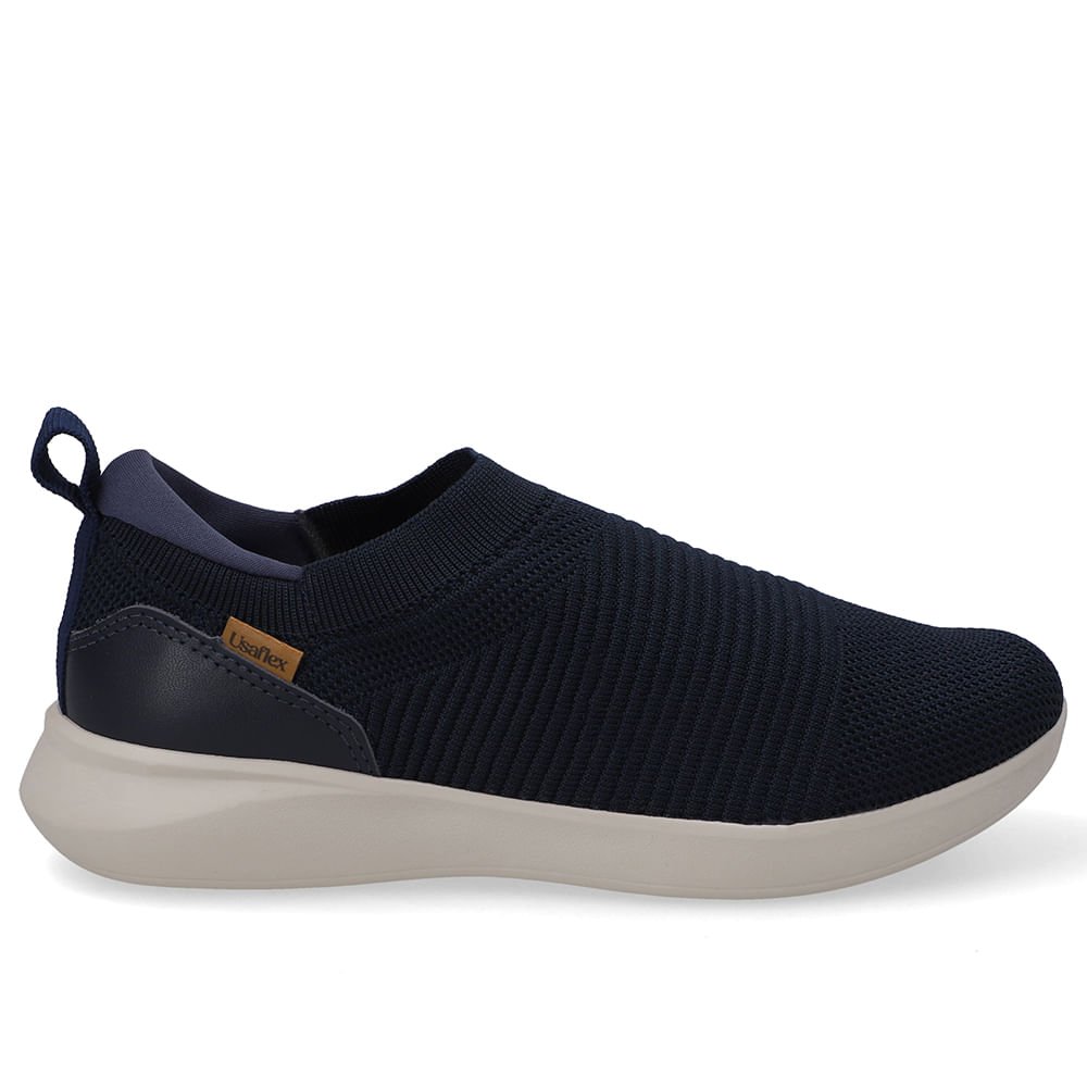 Tênis Slip On Tricot Azul