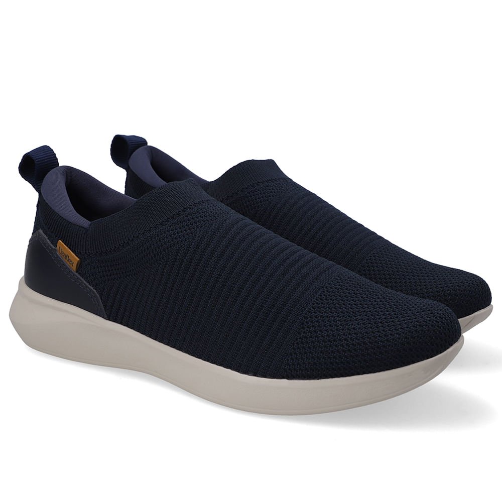 Tênis Slip On Tricot Azul Azul 2