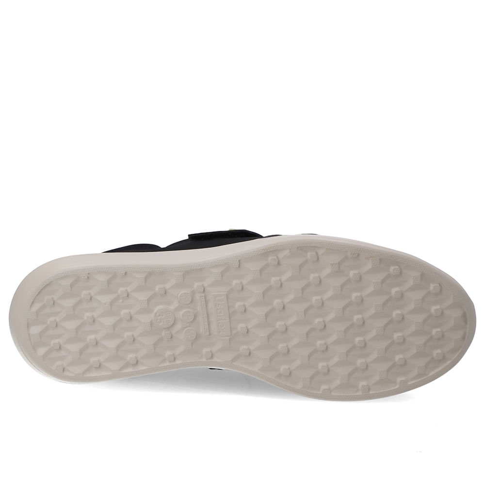 Tênis Tecido Preto Ajuste Fecho-Flex Preto 5