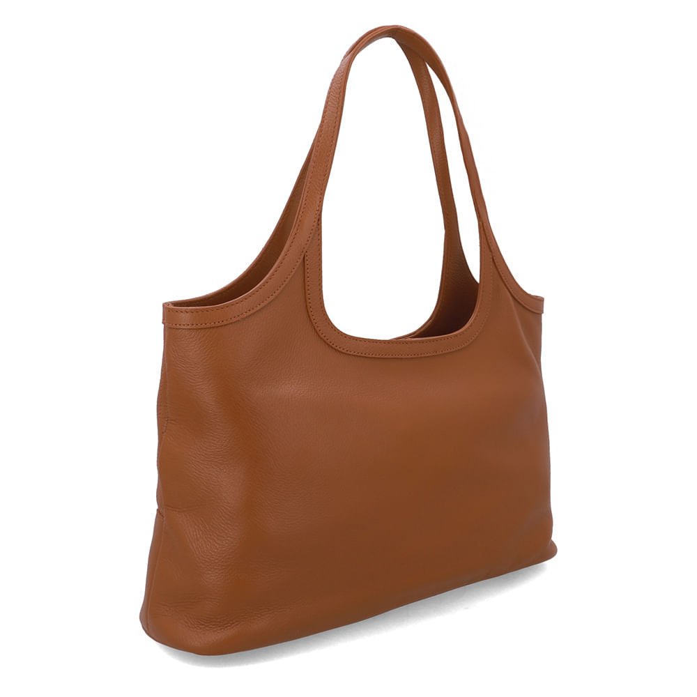 Bolsa Shopper Couro Marrom Matelassê Marrom 2