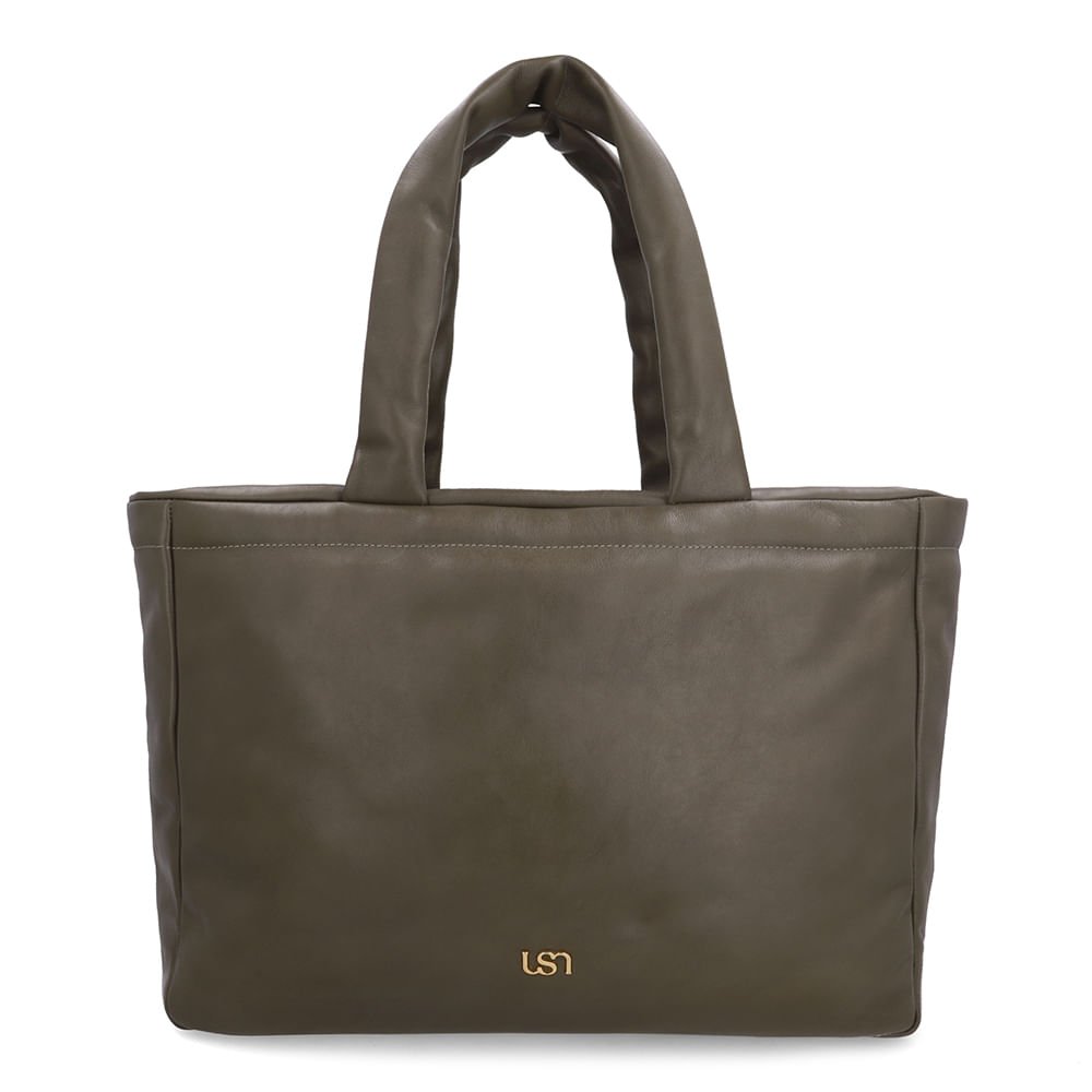 Bolsa Shopper Couro Verde