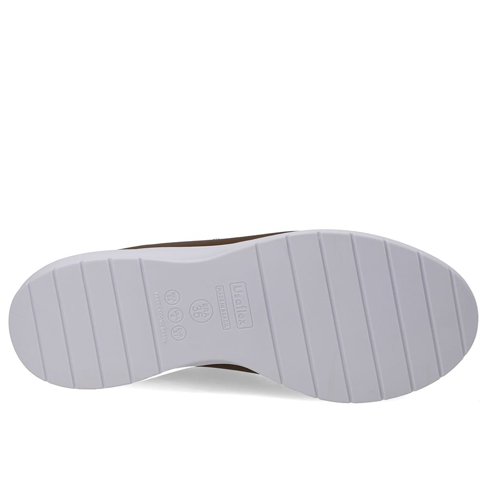 Tênis Slip On Marrom Elastano Marrom 5