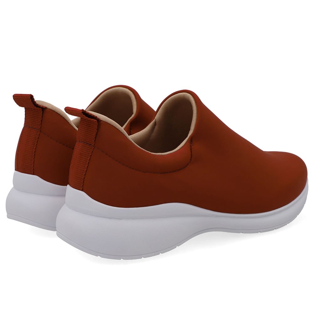 Tênis Slip On Vermelho Elastano Vermelho 3
