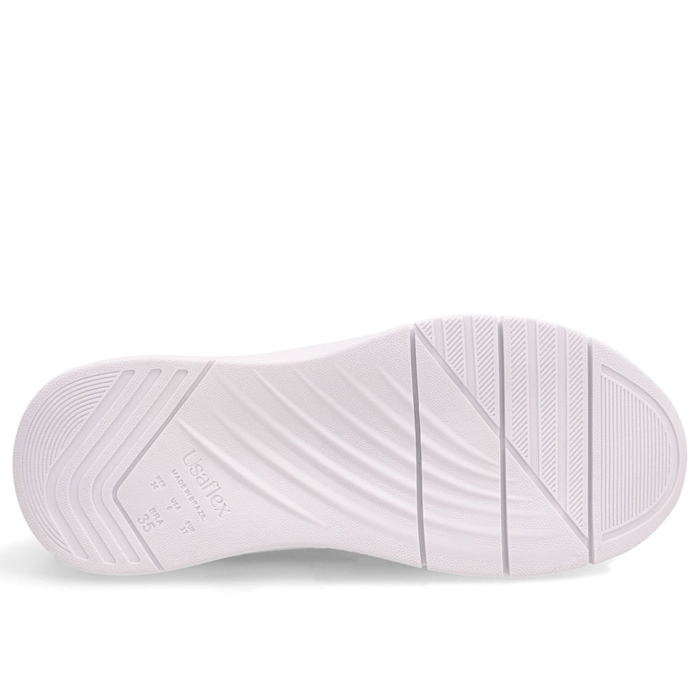 Tênis Azul Slip On Em Tecido e Couro Azul 5