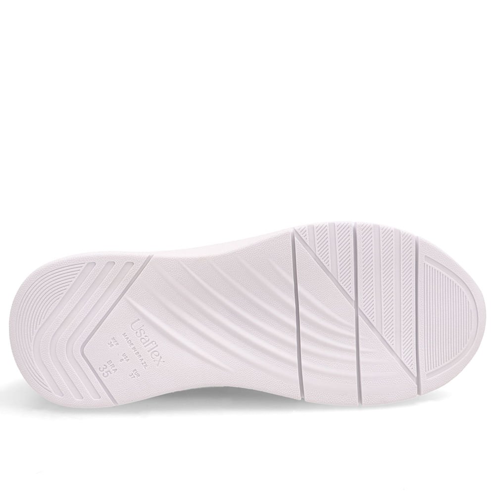 Tênis Preto Slip On Em Tecido e Couro Preto 5