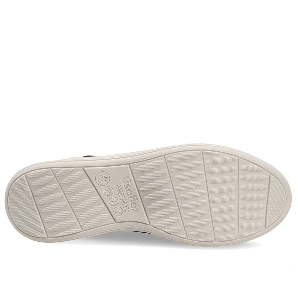 Tênis Slip On Em Tecido Preto Preto 5