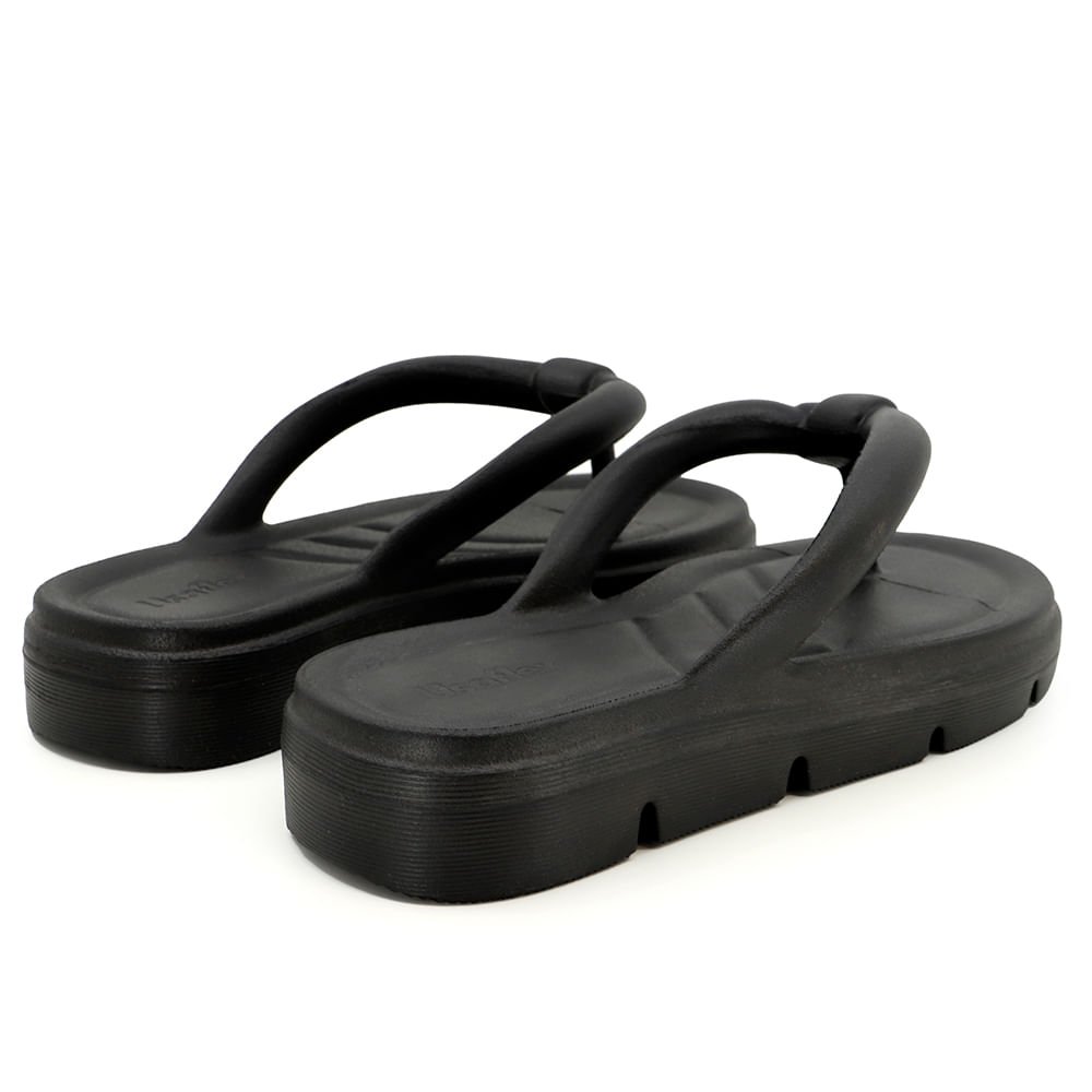 Chinelo Preto Poofy Plataforma Eva 38 3