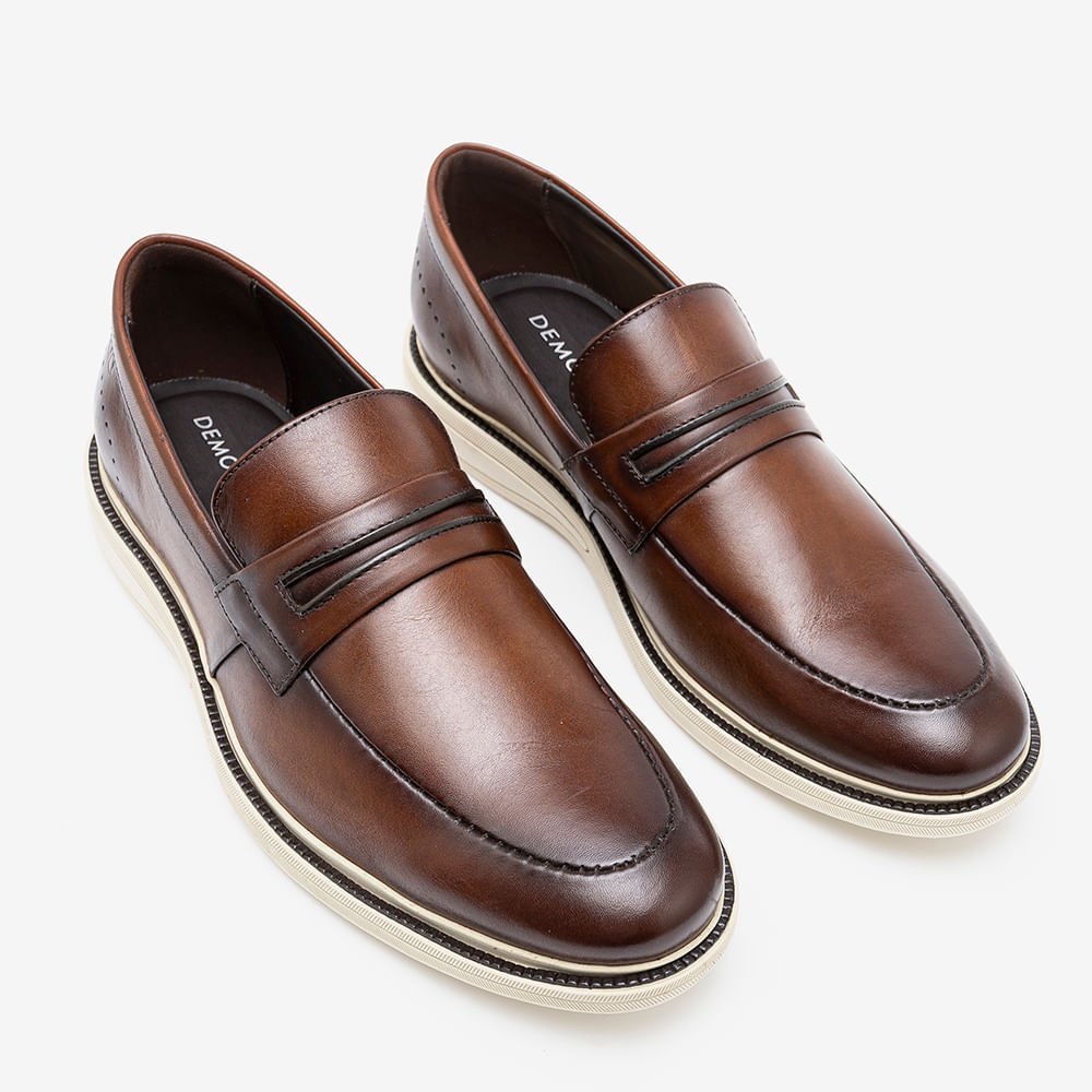 Sapato de Couro Metropolitan Bay Tan Marrom 2