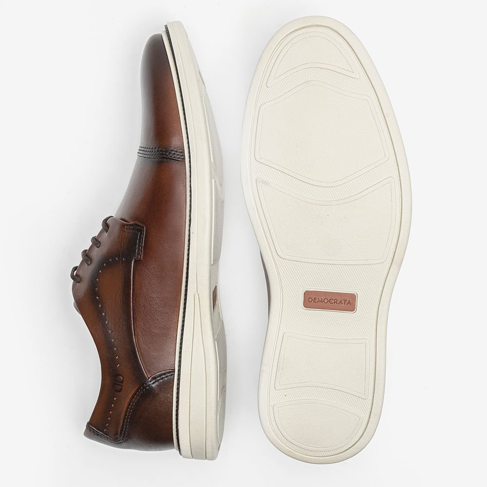 Sapato Social Democrata Metropolitan Masculino 1159 Marrom 4