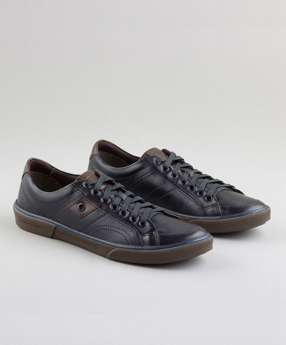 Sapatênis Denim Hit Preto/carvalho