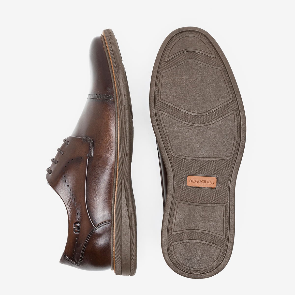 Sapato Social Democrata Metropolitan Bay Masculino 1159 Marrom 4