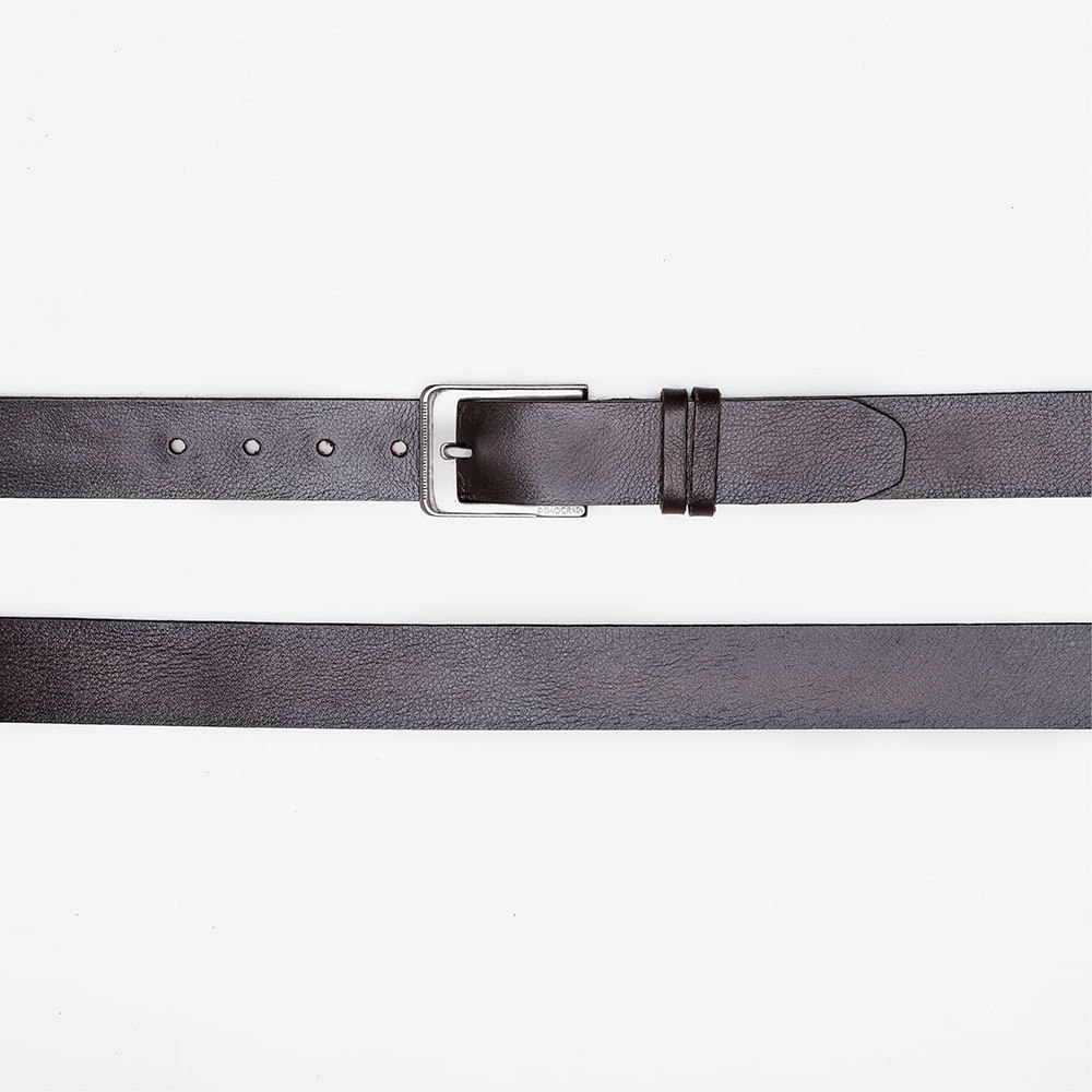 Cinto Grafite Estreito Metropolitan Cinza 3